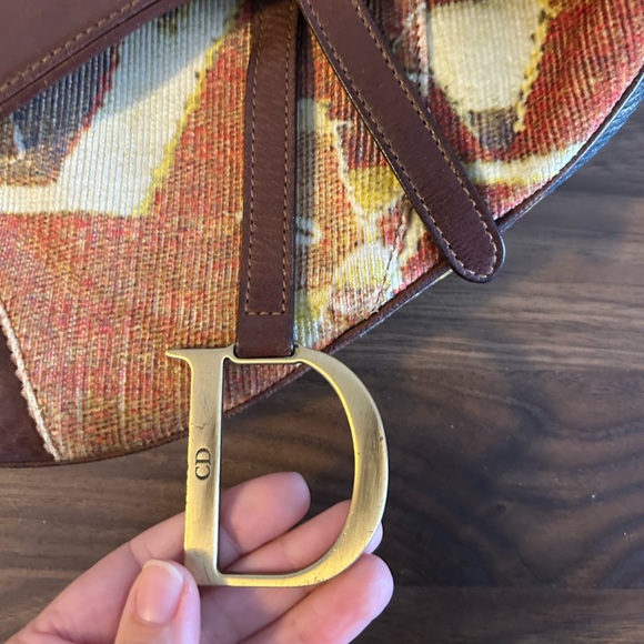 Authentic RARE Vintage Christian Dior Kilim Saddle Bag - Picture 10 of 16